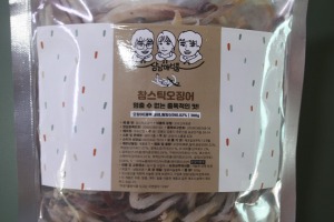 군산창고 - 삼남매 참스틱오징어 300g/ 꼬들 부드러운 오징어 귀 간식