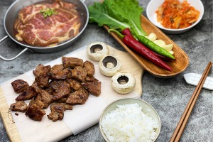 김포창고 - 양념왕목살 1kg/ 남녀노소 좋아하는 갈비